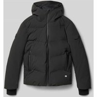 CARS JEANS Steppjacke mit Label-Patch Modell 'LOZERN' in Black, Größe 164 von CARS JEANS