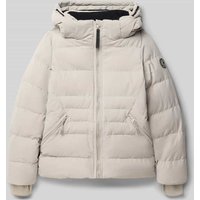 CARS JEANS Steppjacke mit Label-Patch Modell 'MONYA' in Ecru, Größe 164 von CARS JEANS