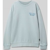 CARS JEANS Sweatshirt mit Label-Print Modell 'REWNAC' in Bleu, Größe 164 CARS JEANS Sweatshirt mit Label-Print Modell 'REWNAC' in Bleu, Größe 164 von CARS JEANS
