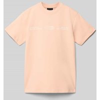 CARS JEANS T-Shirt mit Motiv-Print Modell 'ASTORK' in Apricot, Größe 176 von CARS JEANS