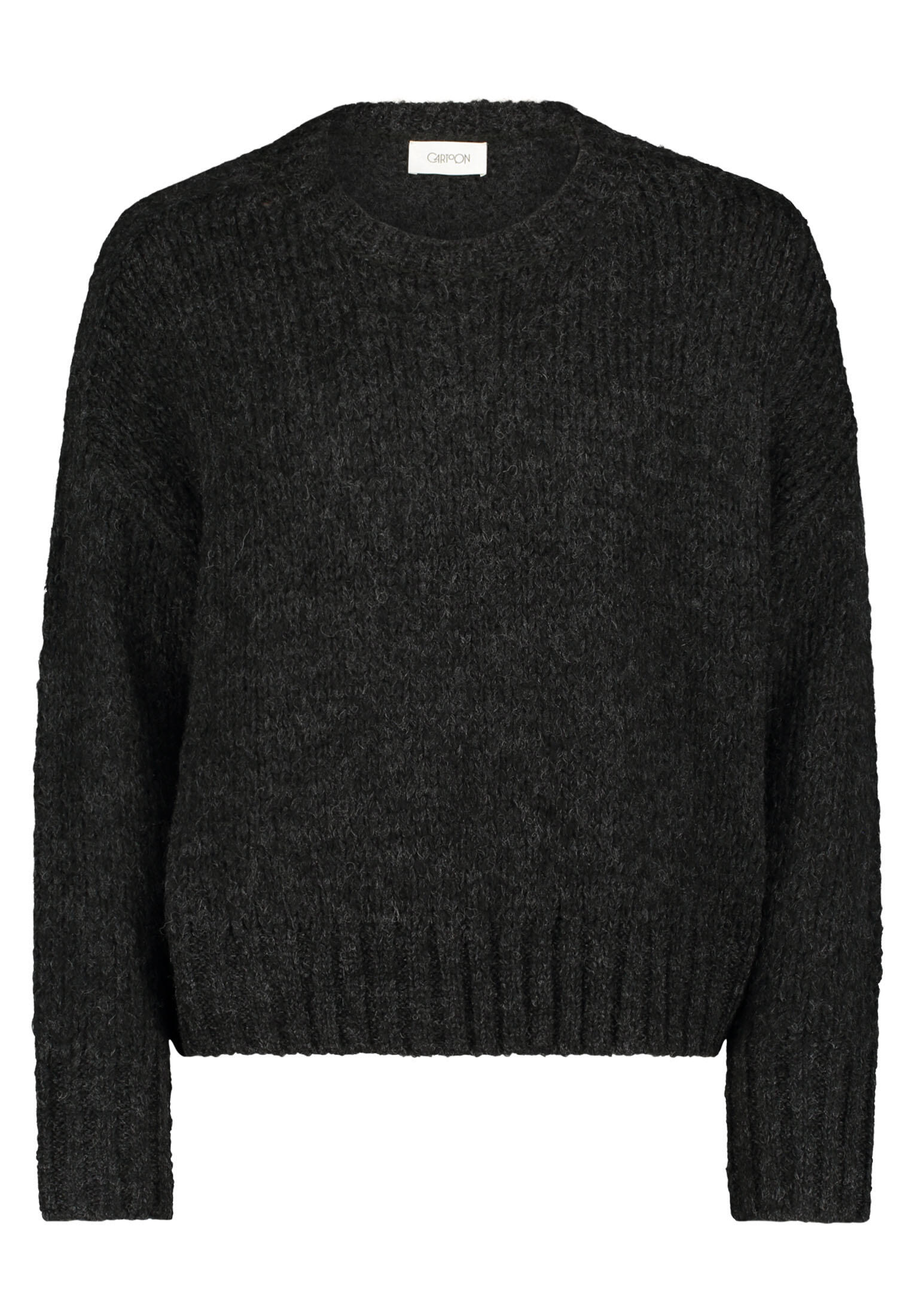 CARTOON - Basic-Pullover anthracite melange - Gr. - 38 von CARTOON