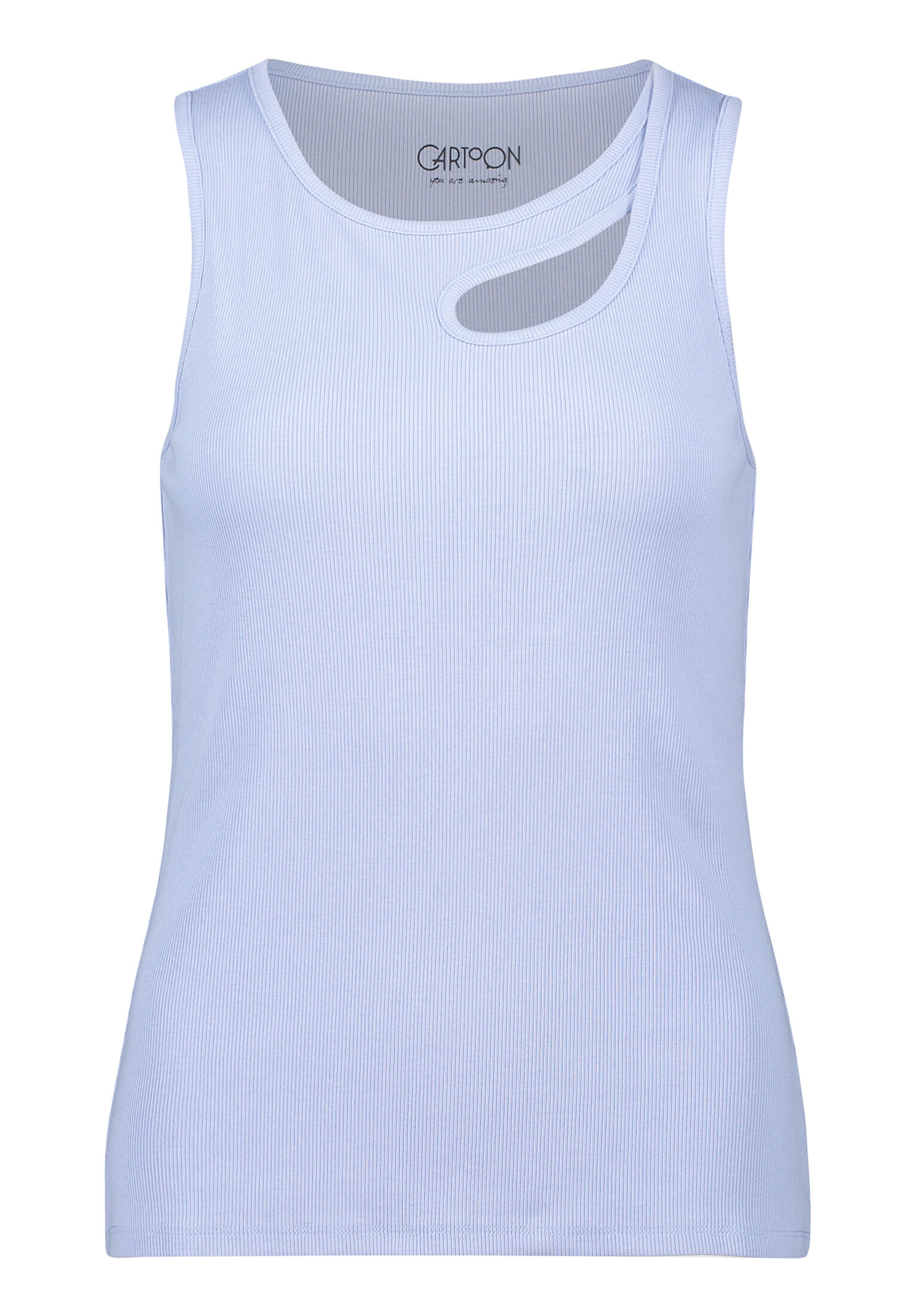 CARTOON - Basic-Top hellblau - Gr. - 44 von CARTOON