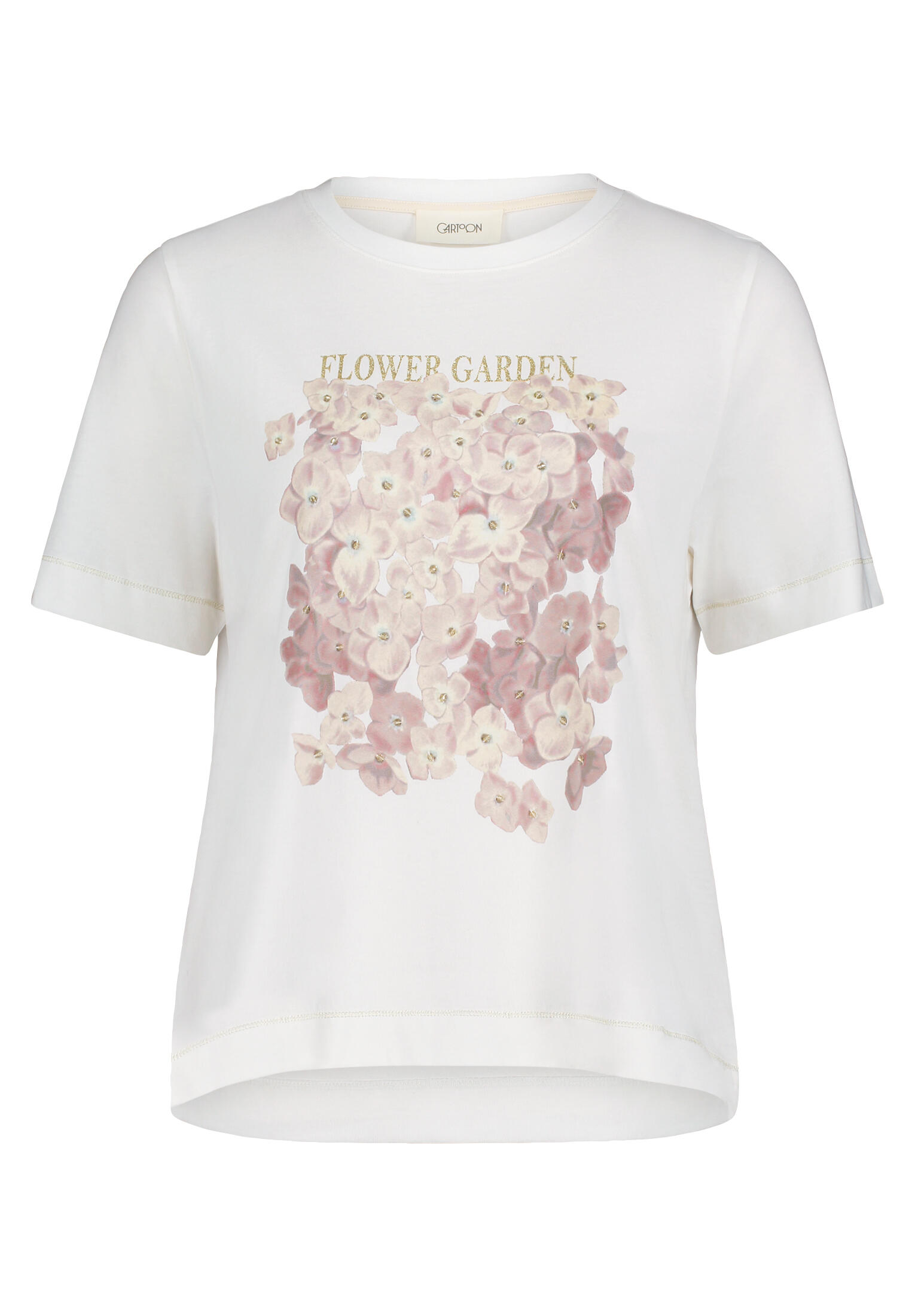 CARTOON - Baumwollshirt patch cream/beige - Gr. - 42 von CARTOON