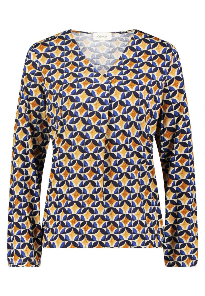 CARTOON - Blusenshirt camel/dark blue - Gr. - 36 von CARTOON