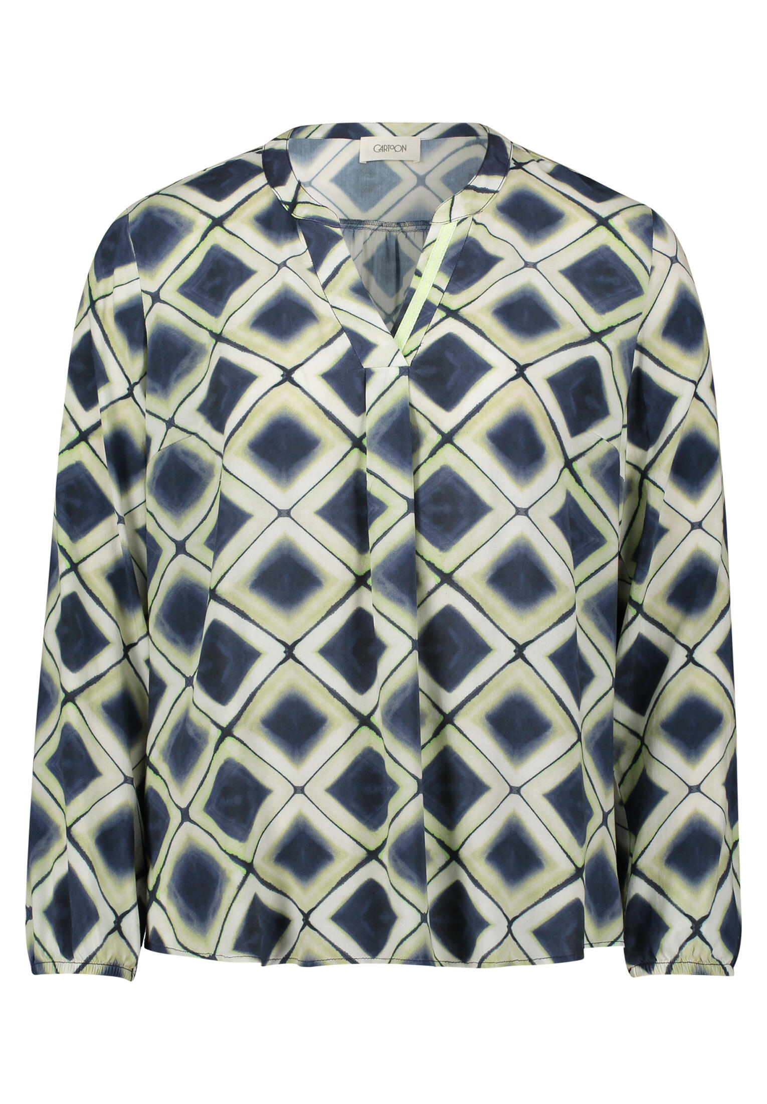 CARTOON - Blusenshirt dark blue/green - Gr. - 40 von CARTOON