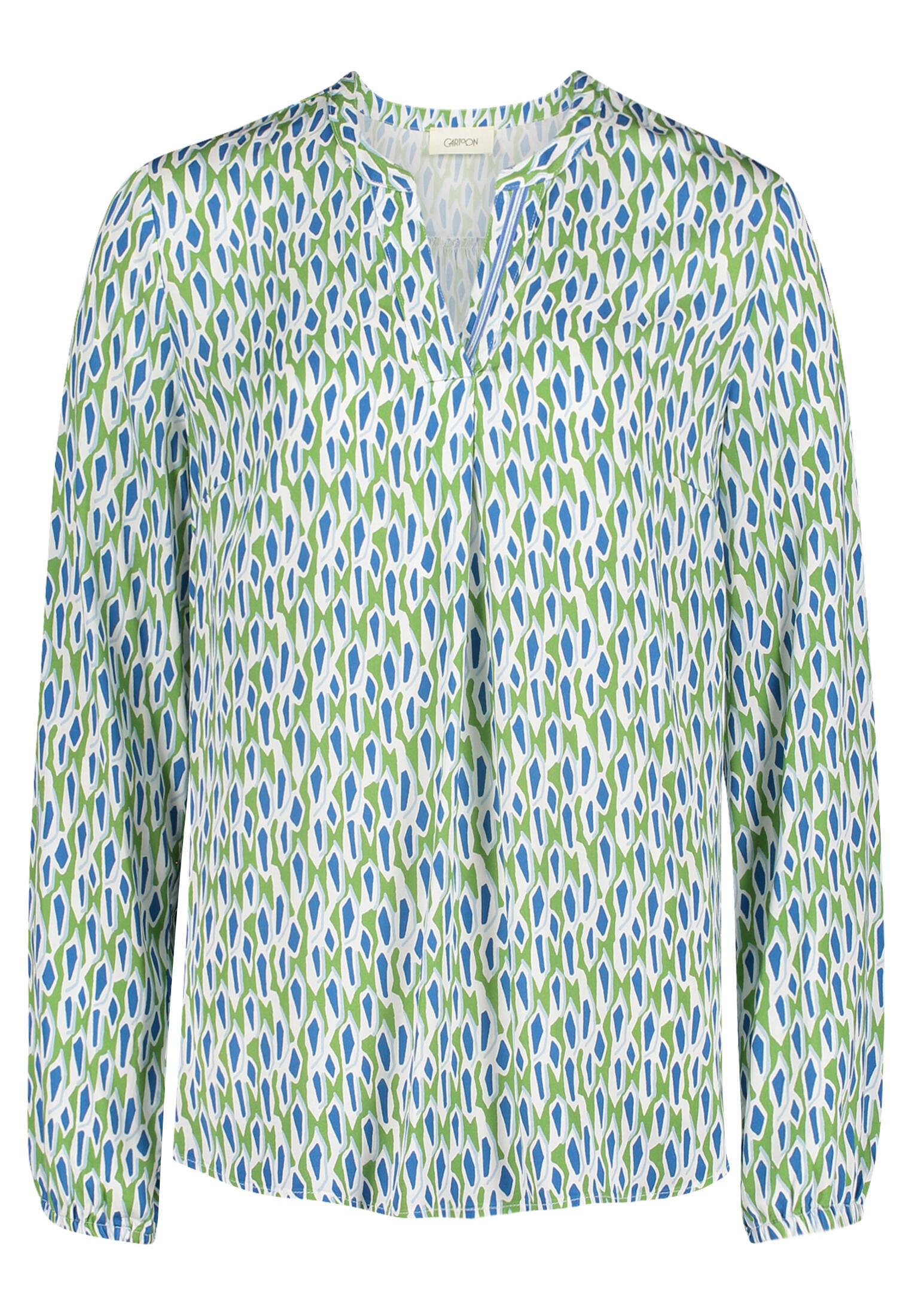 CARTOON - Blusenshirt green/blue - Gr. - 36 von CARTOON