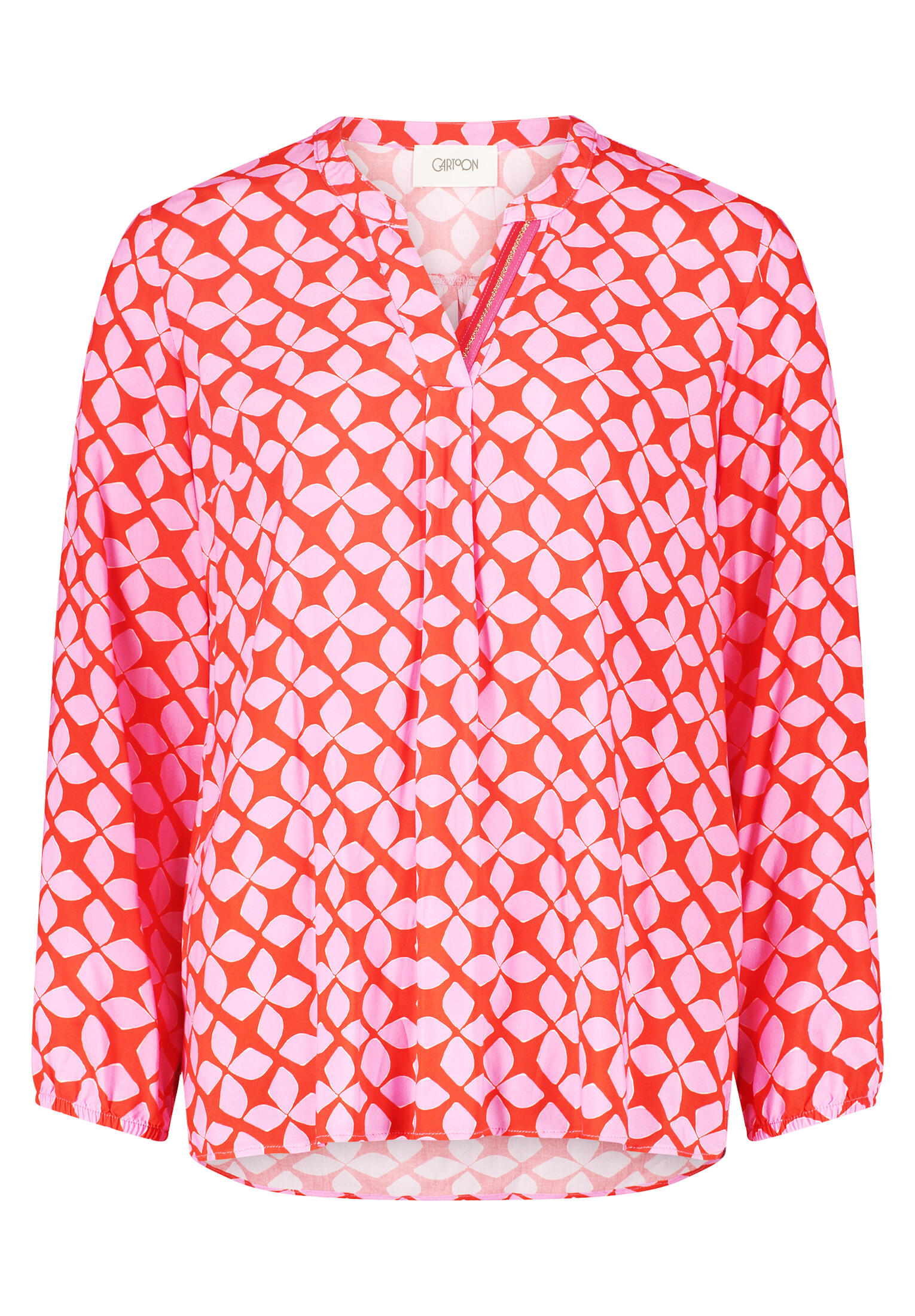 CARTOON - Blusenshirt pink/dark red - Gr. - 40 von CARTOON