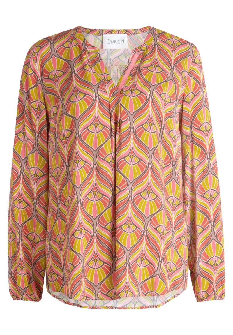 CARTOON - Blusenshirt taupe/pink - Gr. - 42 von CARTOON