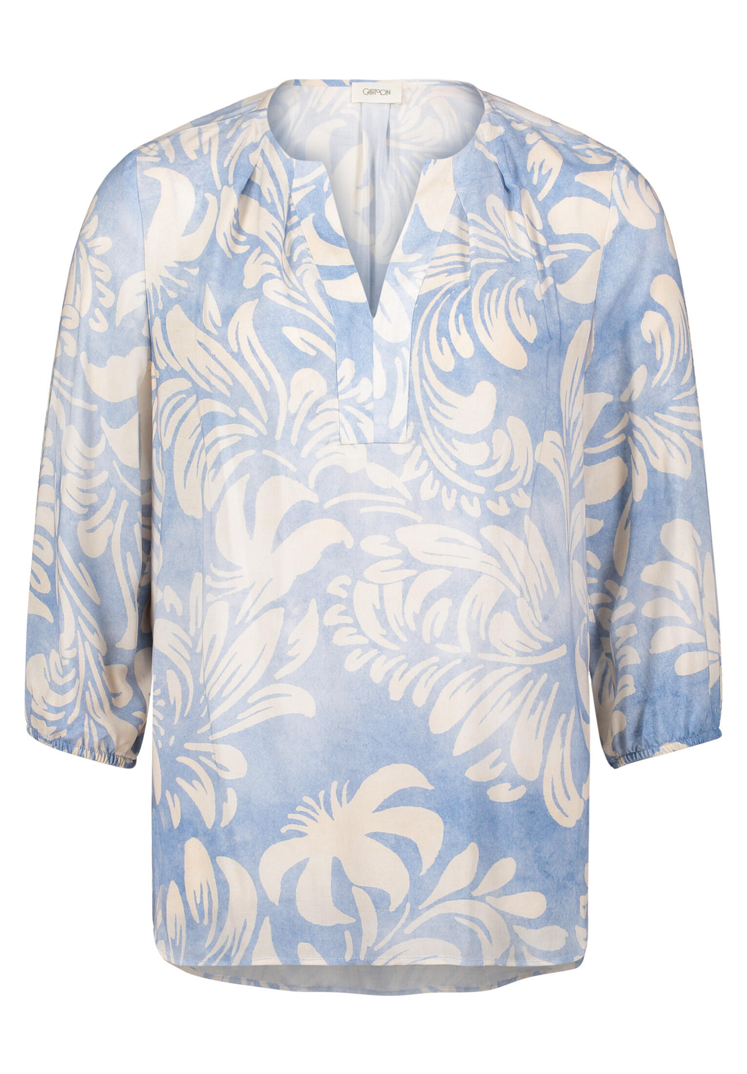 CARTOON - Casual-Bluse blau/weiß - Gr. - 42 von CARTOON