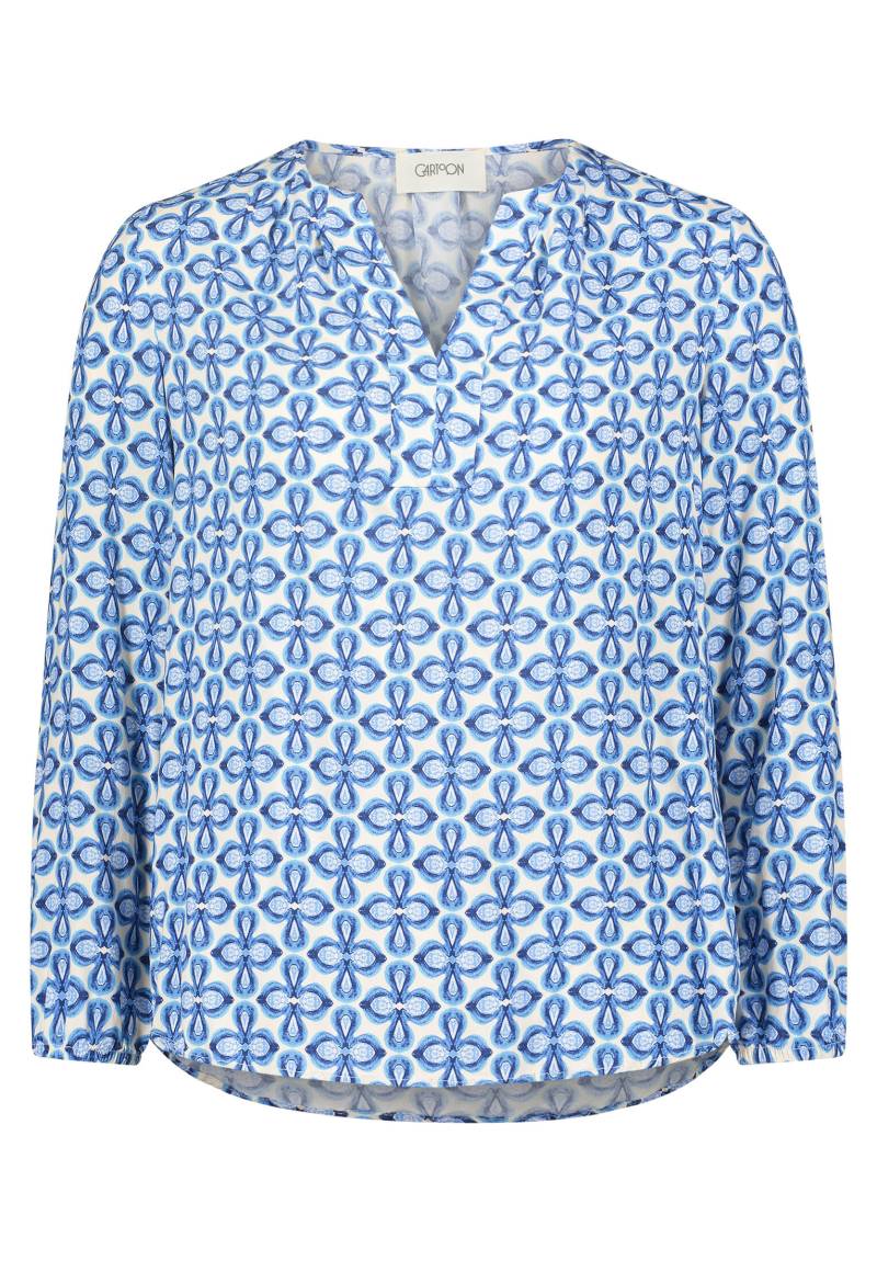 CARTOON - Casual-Bluse blau/weiß - Gr. - 46 von CARTOON