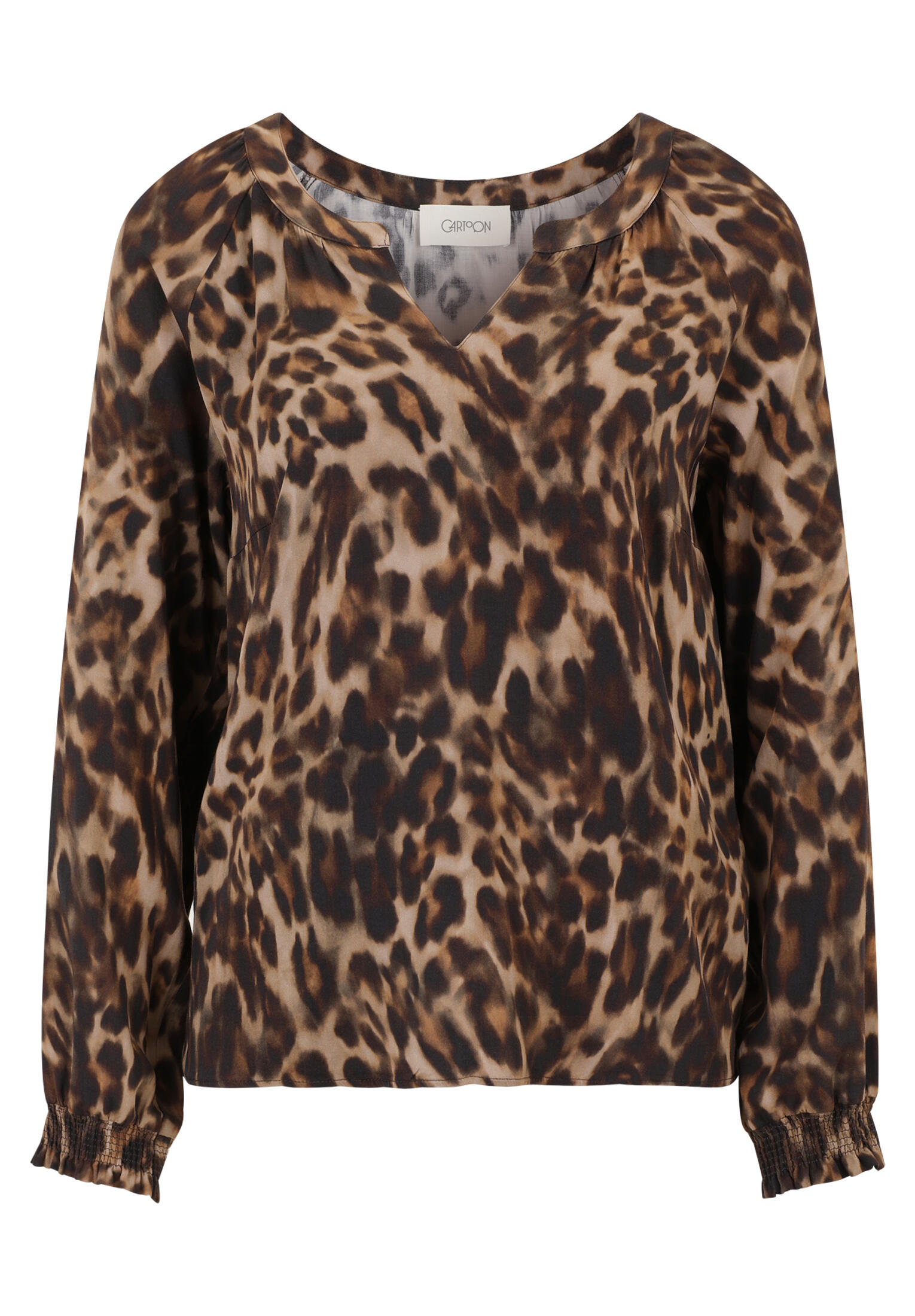 CARTOON - Casual-Bluse brown/camel - Gr. - 36 von CARTOON