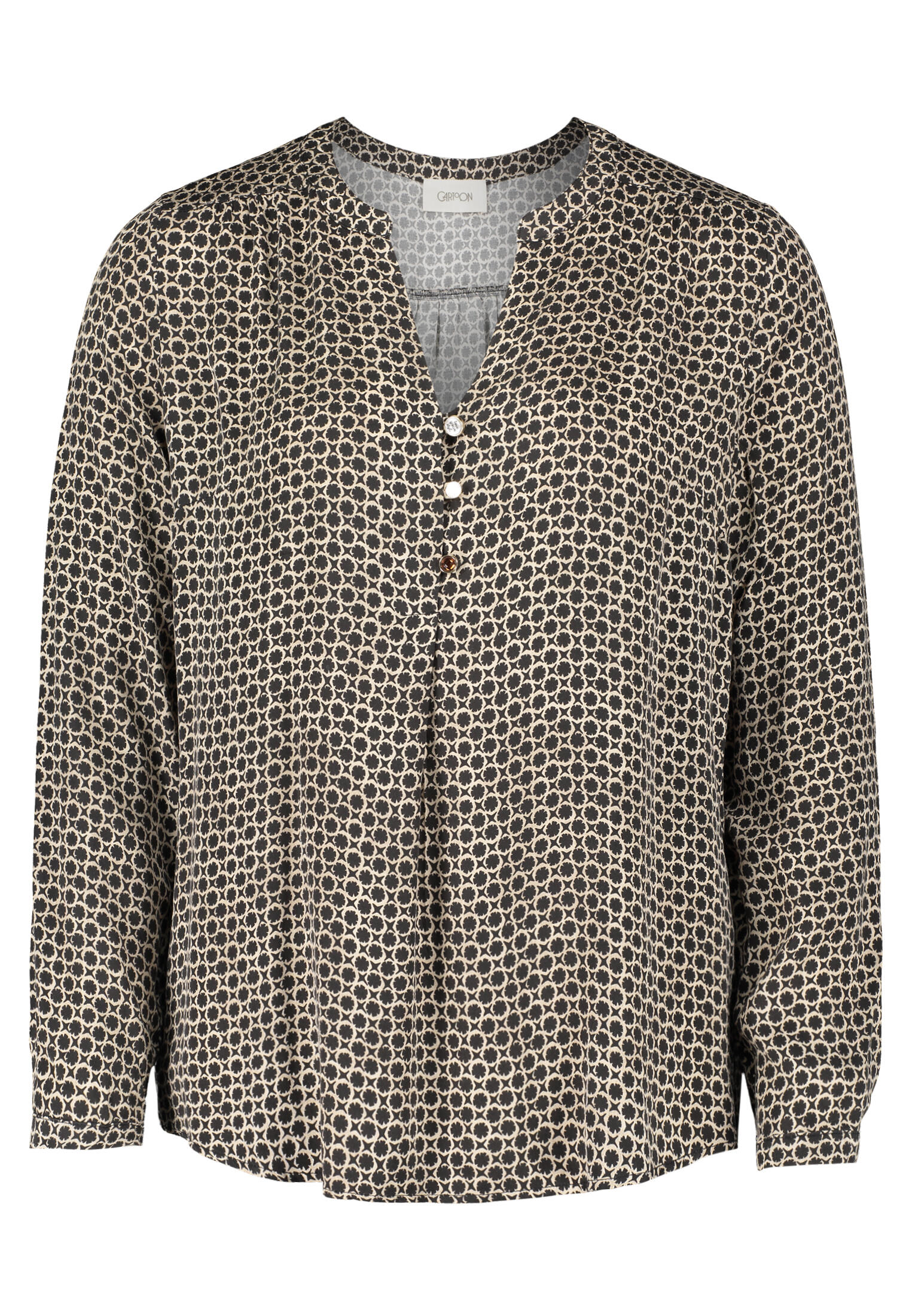 CARTOON - Casual-Bluse camel/black - Gr. - 36 von CARTOON