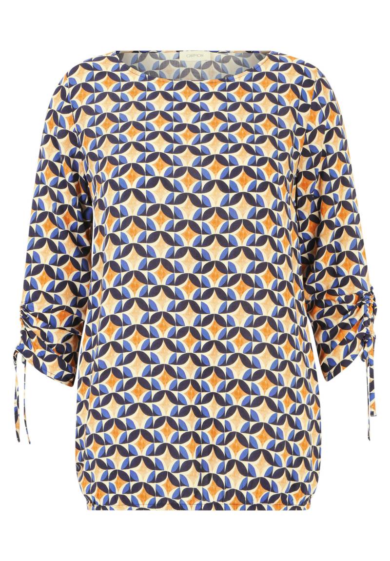 CARTOON - Casual-Bluse camel/dark blue - Gr. - 40 von CARTOON