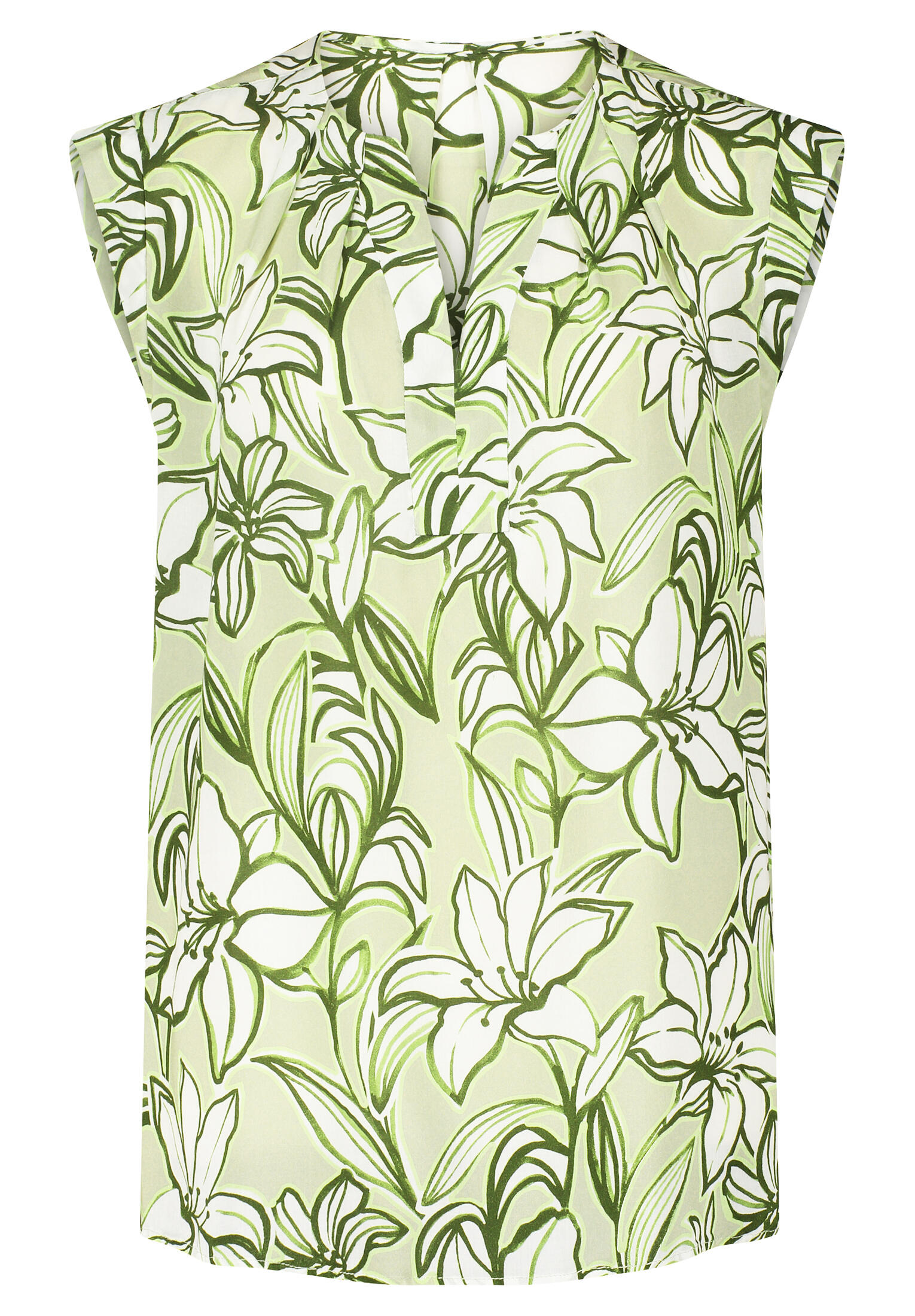 CARTOON - Casual-Bluse dark green/green - Gr. - 38 von CARTOON