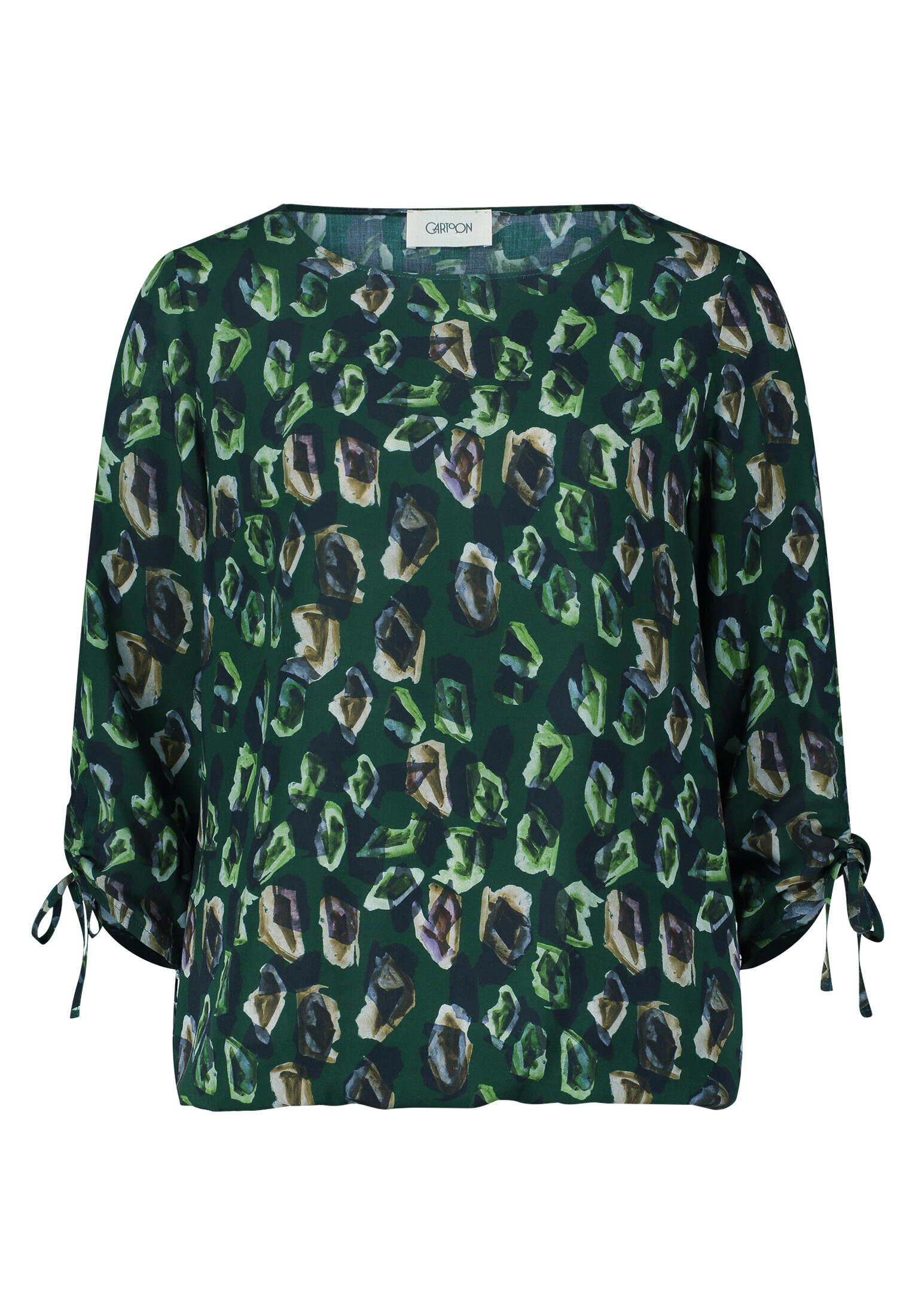 CARTOON - Casual-Bluse green/green - Gr. - 36 von CARTOON