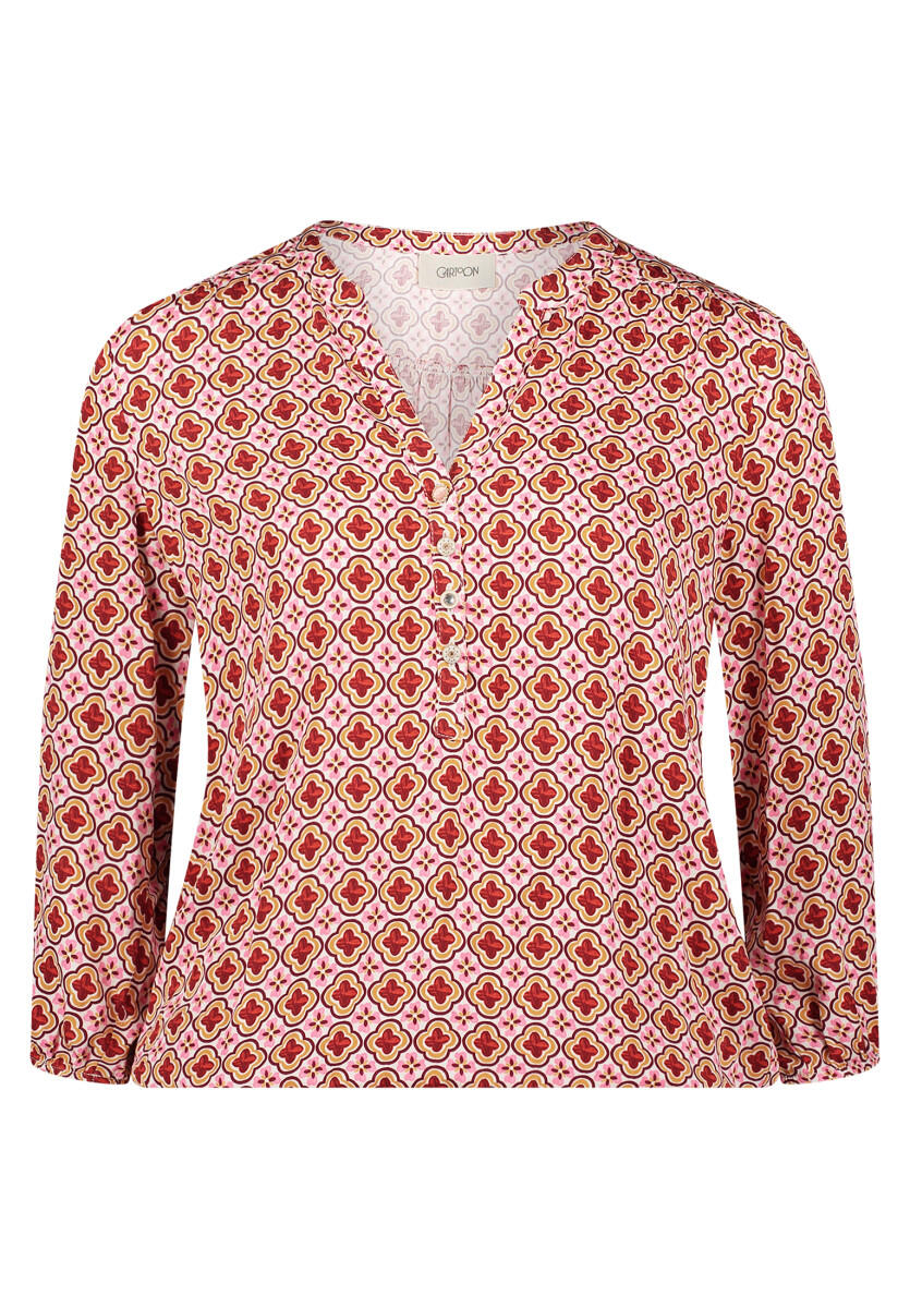 CARTOON - Casual-Bluse pink/weiß - Gr. - 38 von CARTOON