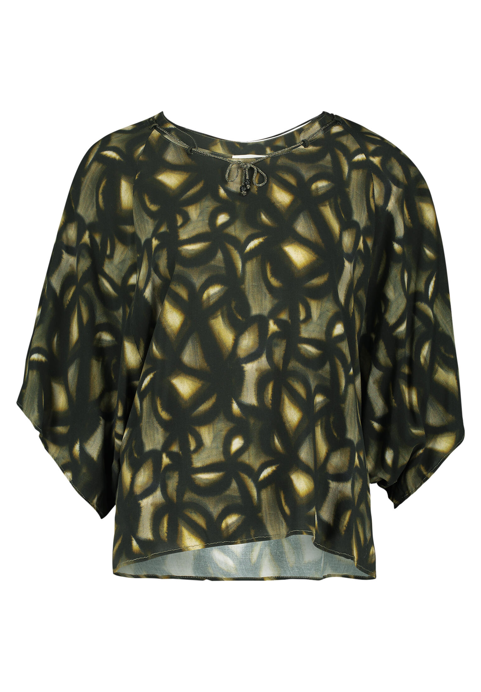 CARTOON - Casual-Bluse schwarz/grün - Gr. - 38 von CARTOON