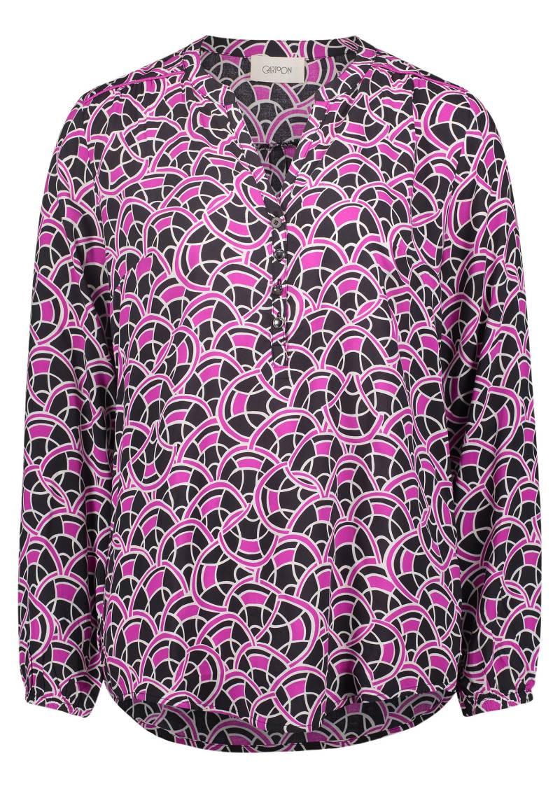 CARTOON - Casual-Bluse schwarz/pink - Gr. - 36 von CARTOON