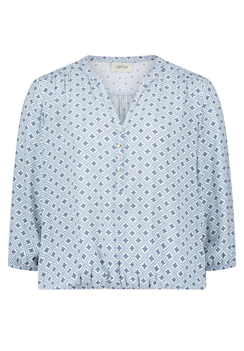 CARTOON - Casual-Bluse weiß/blau - Gr. - 40 von CARTOON