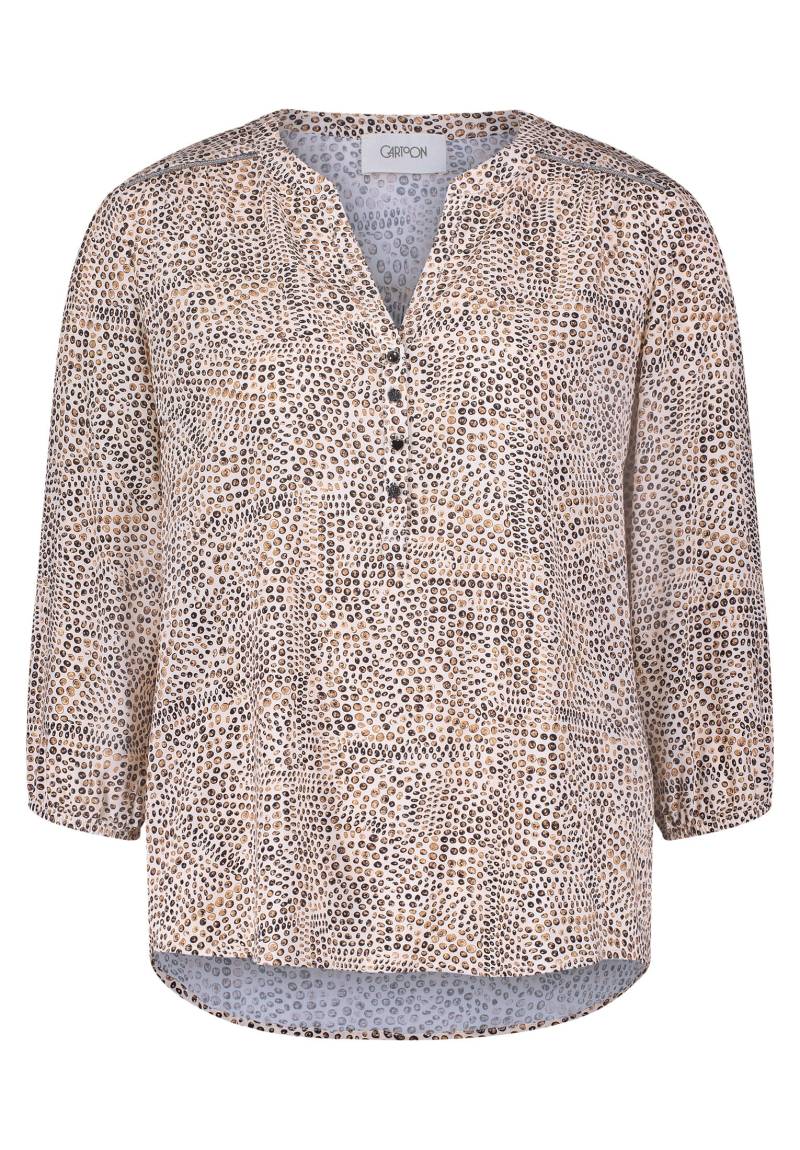 CARTOON - Casual-Bluse weiß/braun - Gr. - 38 von CARTOON