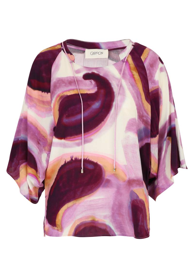 CARTOON - Casual-Bluse weiß/violett - Gr. - 38 von CARTOON