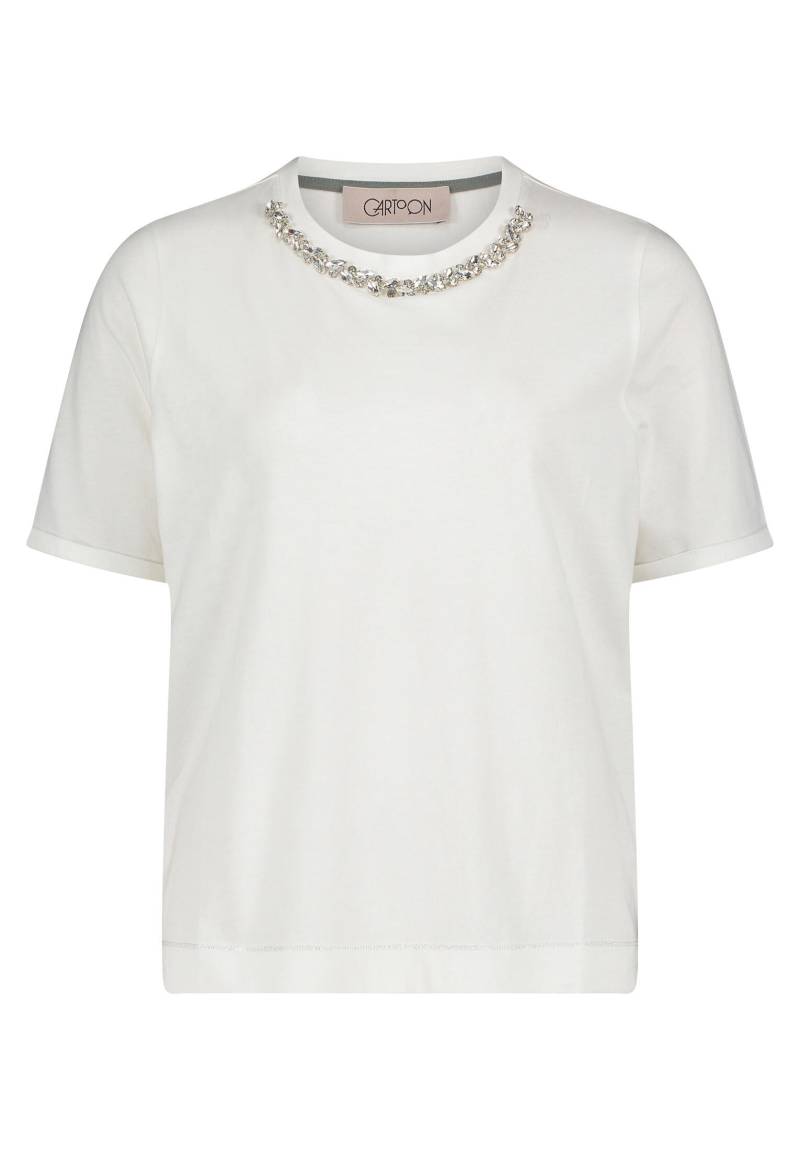 CARTOON - Casual-Shirt patch cream/silver - Gr. - 38 von CARTOON