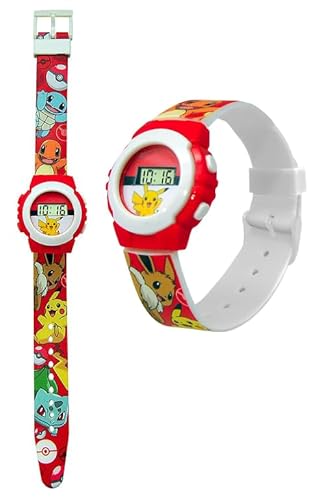 CARTOON Digitale Kinderarmbanduhr in geformter Verpackung, P1kachu, Armband CARTOON Digitale Kinderarmbanduhr in geformter Verpackung, P1kachu, Armband von CARTOON