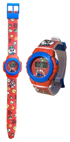 CARTOON Digitale Kinderarmbanduhr in geformter Verpackung, Super Mario, Armband CARTOON Digitale Kinderarmbanduhr in geformter Verpackung, Super Mario, Armband von CARTOON