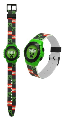 CARTOON Digitale Kinderarmbanduhr in geformter Verpackung, minecraft CARTOON Digitale Kinderarmbanduhr in geformter Verpackung, minecraft von CARTOON