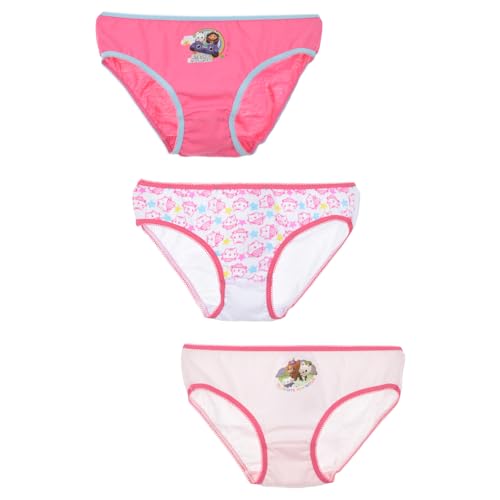 CARTOON Gabby's Dollhouse Höschen Set 3 Stück Babyunterwäsche Slips 100% Baumwolle in Box, mehrfarbig, 6-8 Jahre von CARTOON