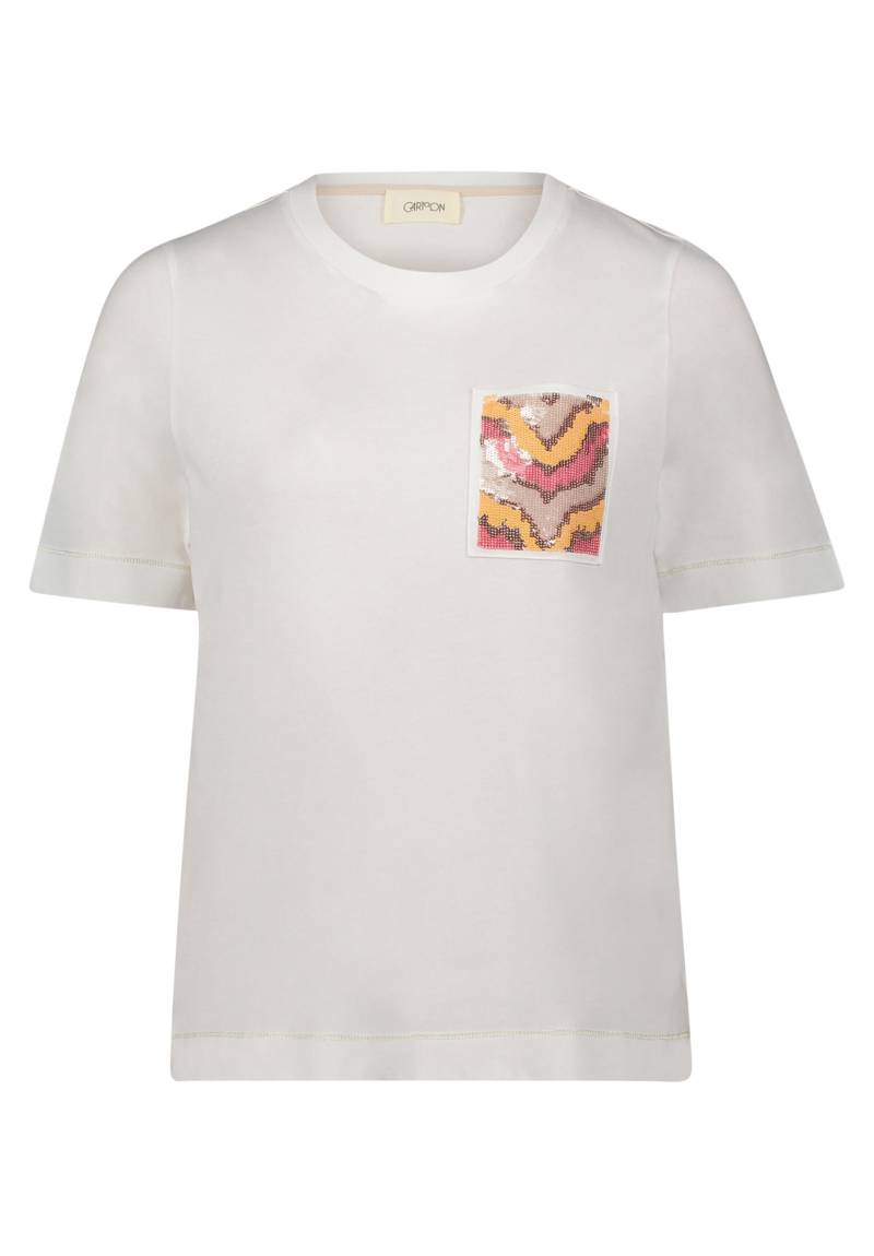 CARTOON - Halbarm-Shirt patch cream/rosé - Gr. - 40 von CARTOON