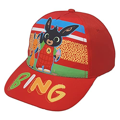 CARTOON Hut mit Visier, Bing und Flop, Sommermütze für Kinder, verstellbar, Größe 52 von CARTOON