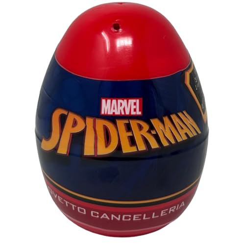 CARTOON Mini Überraschungsei 5 Stück Ei mit Zubehör Schreibwaren Farben und Designs für Kinder, Spiderman., 7 x 7 x 10 cm, Freizeit CARTOON Mini Überraschungsei 5 Stück Ei mit Zubehör Schreibwaren Farben und Designs für Kinder, Spiderman., 7 x 7 x 10 cm, Freizeit von CARTOON