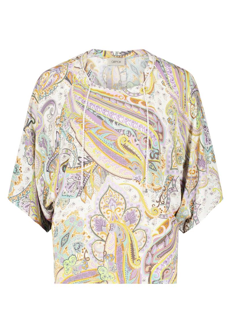 CARTOON - Oversize-Bluse grün/violett - Gr. - 42 von CARTOON