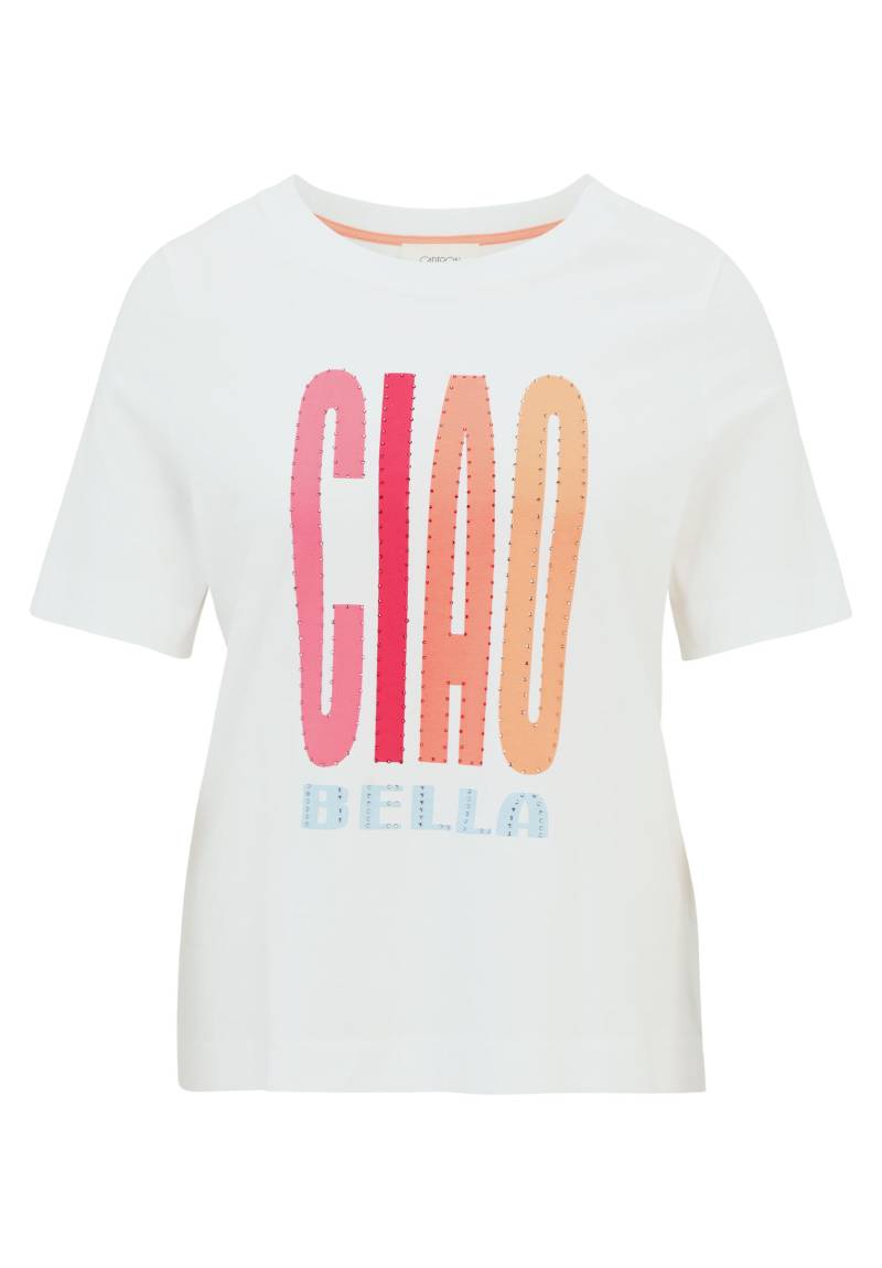 CARTOON - Printshirt patch cream/pink - Gr. - 40 von CARTOON