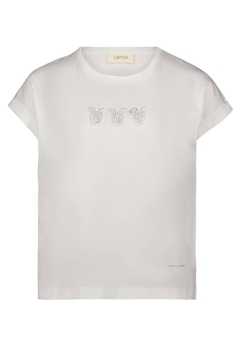 CARTOON - Printshirt patch cream/pink - Gr. - 40 von CARTOON