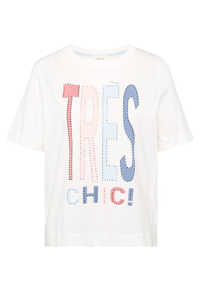 CARTOON - Printshirt patch cream/rosé - Gr. - 42 von CARTOON