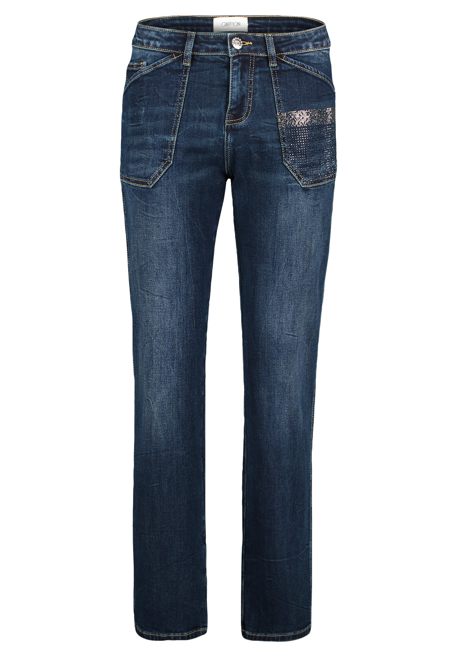 CARTOON - Regular Fit-Jeans dark blue denim - Gr. - 36 von CARTOON