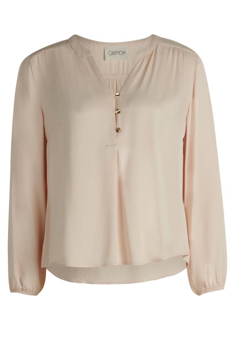 CARTOON - Satin-Bluse gray sand - Gr. - 42 von CARTOON