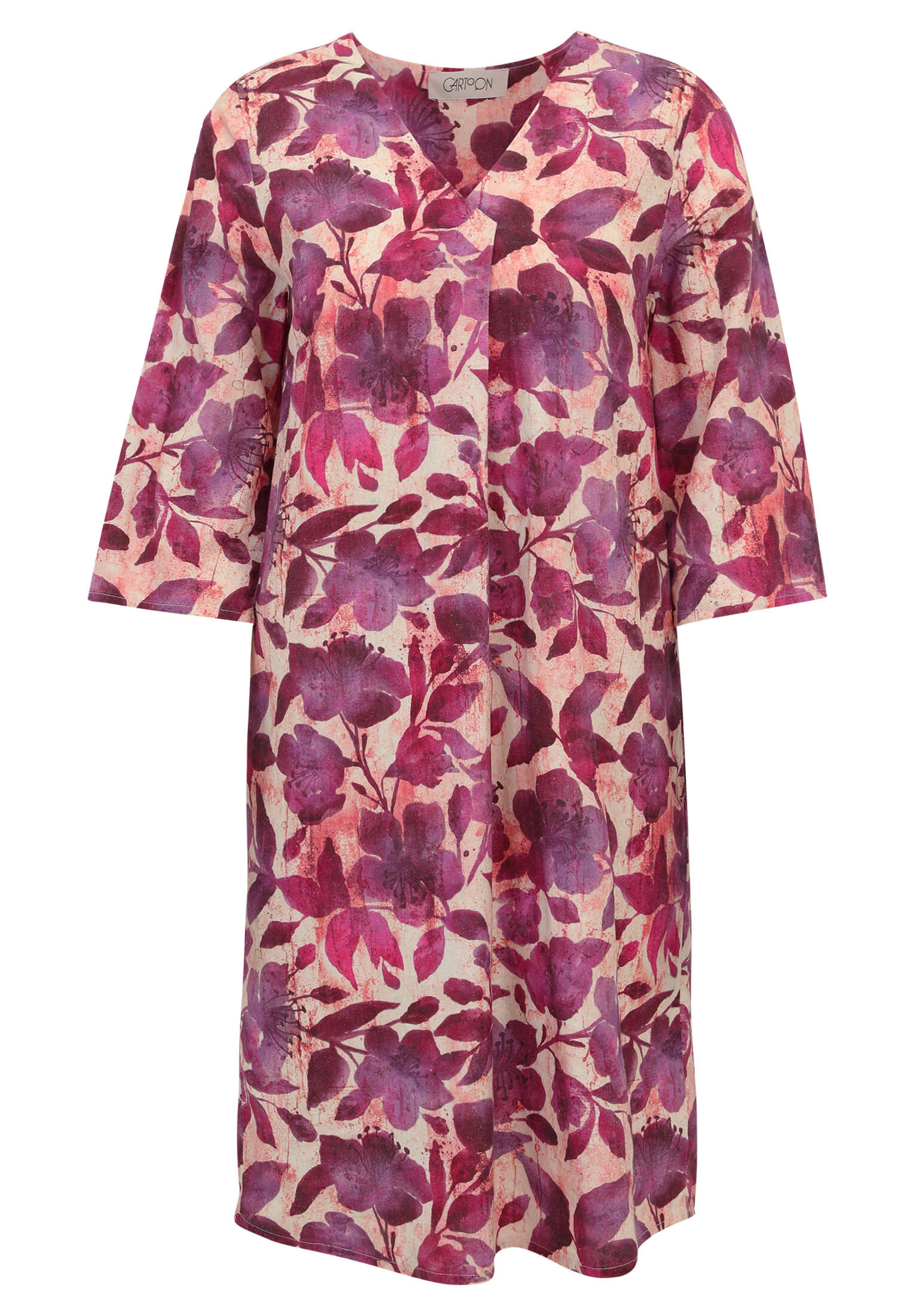 CARTOON - Sommerkleid cream/dark pink - Gr. - 36 von CARTOON