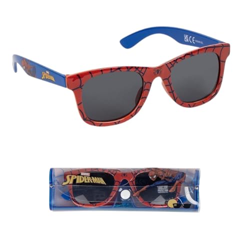 CARTOON Spiderman Marvel Kinder Sonnenbrille mit rechteckigen Gläsern mit UV400-Filterschutz von CARTOON