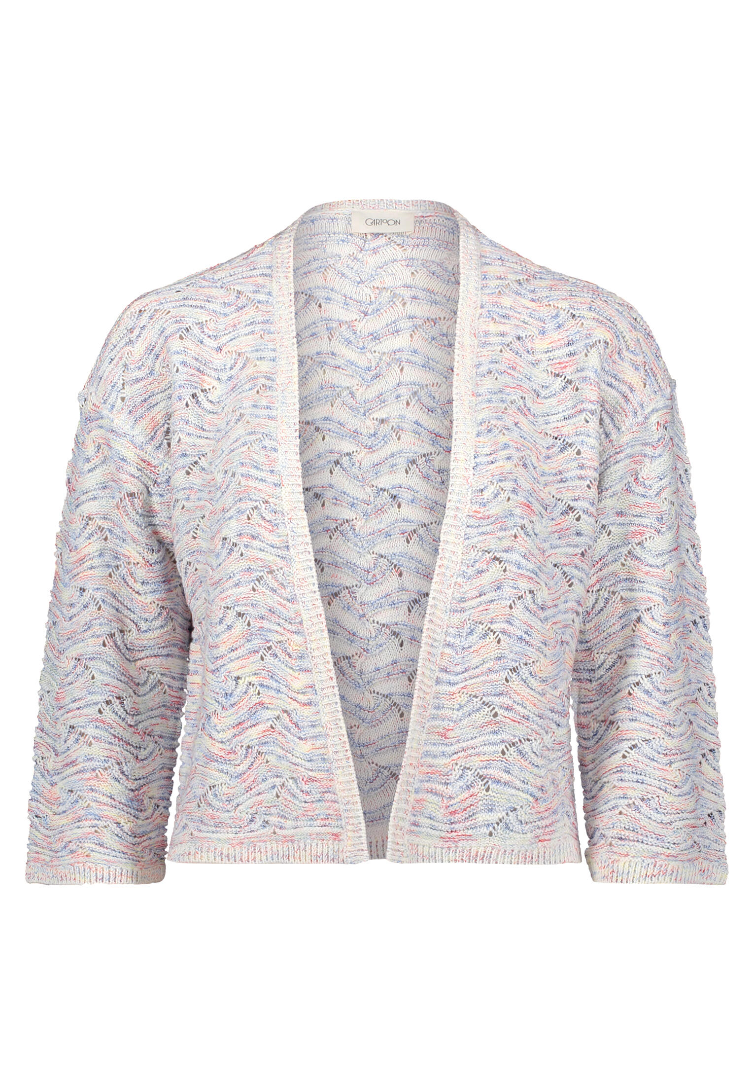 CARTOON - Strick-Cardigan blau/weiß - Gr. - 42 von CARTOON