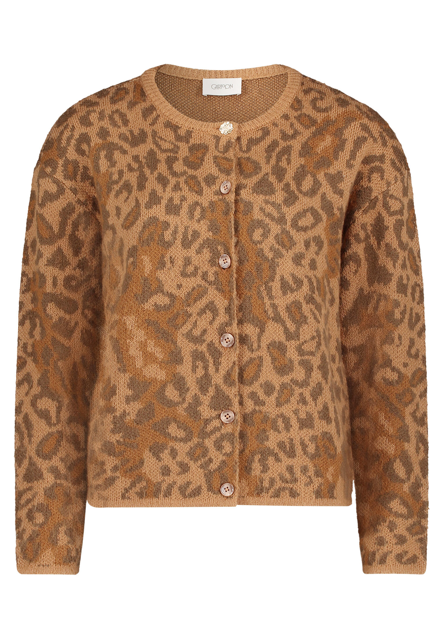 CARTOON - Strick-Cardigan camel/braun - Gr. - 38 von CARTOON