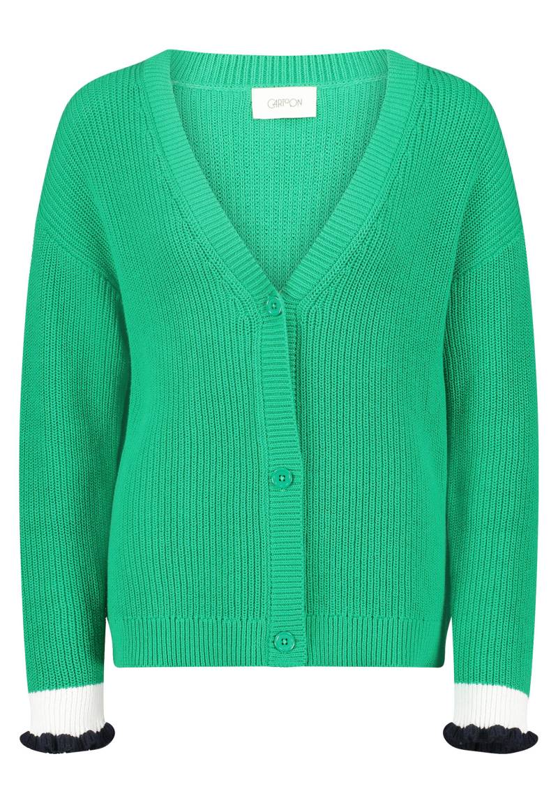 CARTOON - Strick-Cardigan green/white - Gr. - 44 von CARTOON