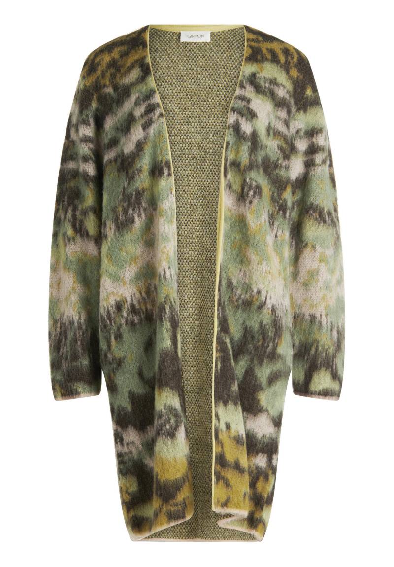 CARTOON - Strick-Cardigan khaki/yellow - Gr. - 38 von CARTOON