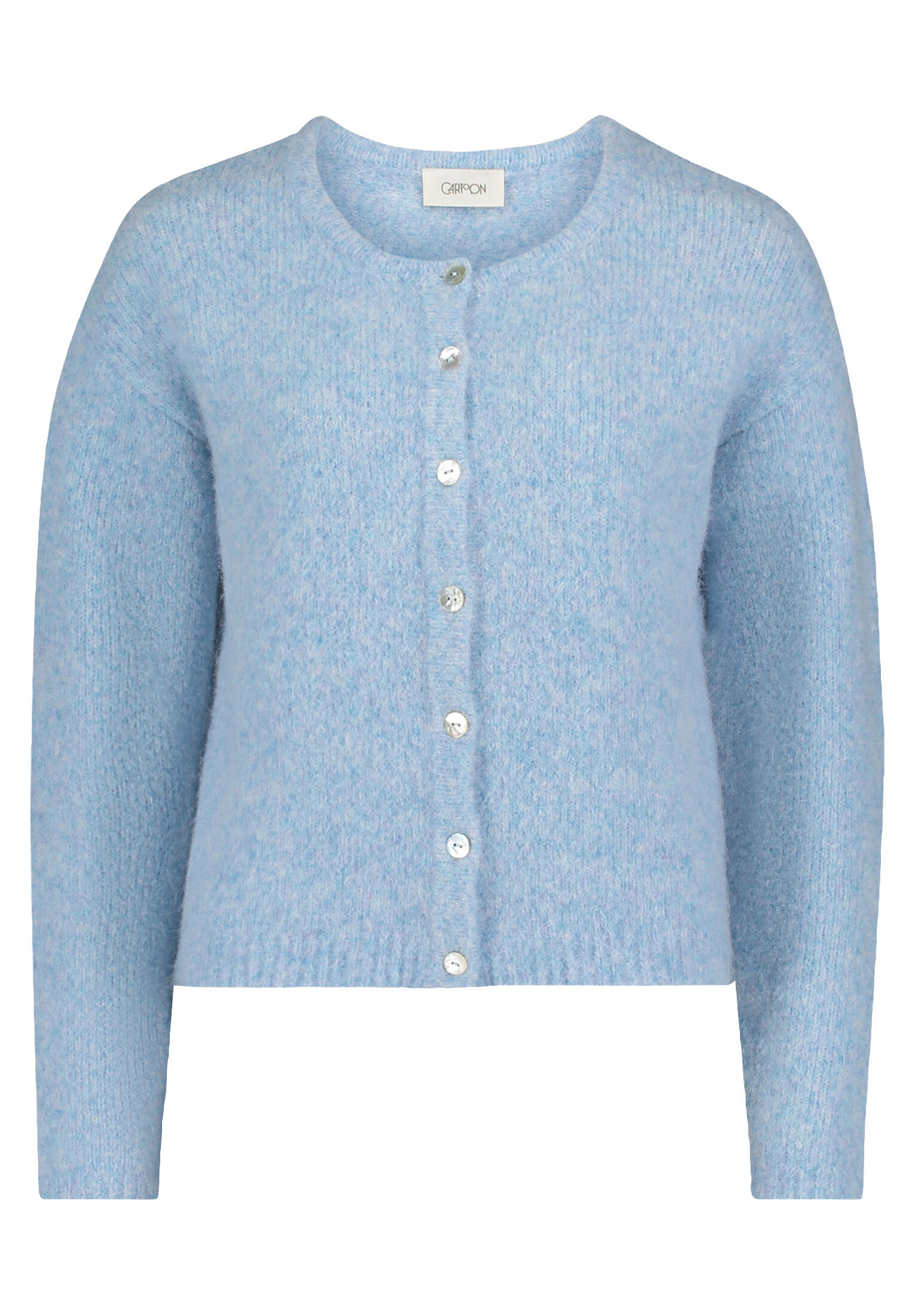 CARTOON - Strick-Cardigan light blue melange - Gr. - 46 von CARTOON