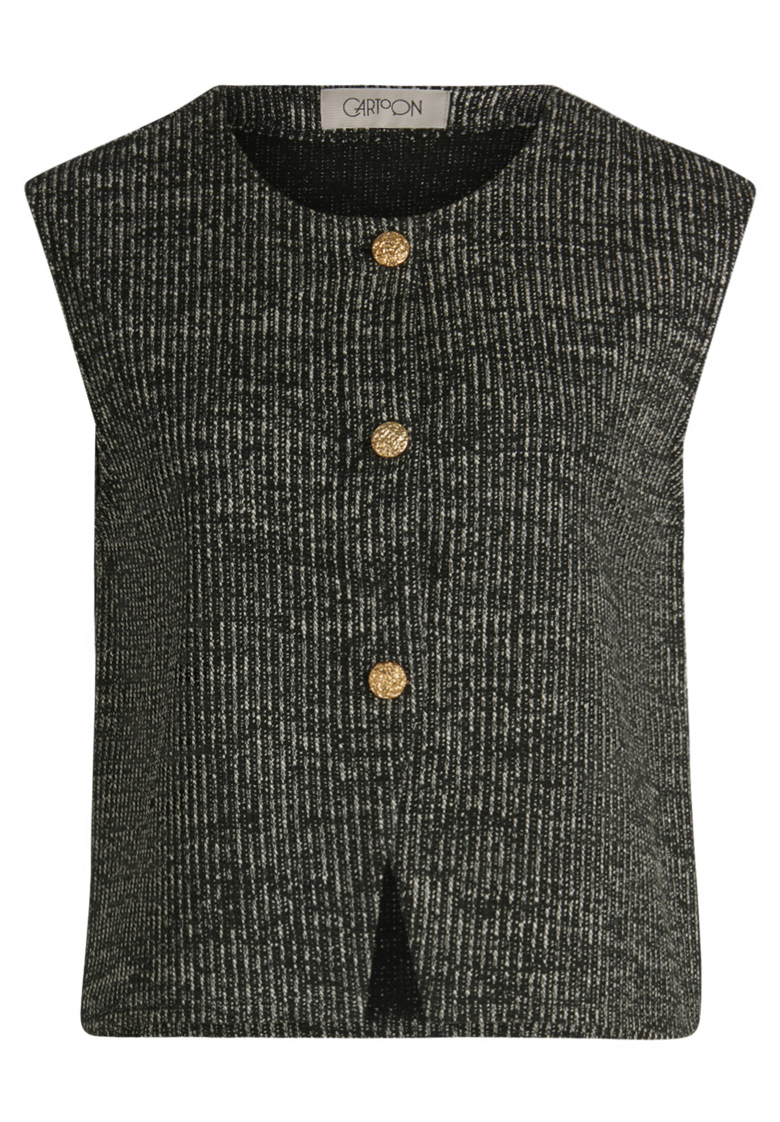 CARTOON - Strick-Cardigan schwarz/weiß - Gr. - 38 von CARTOON