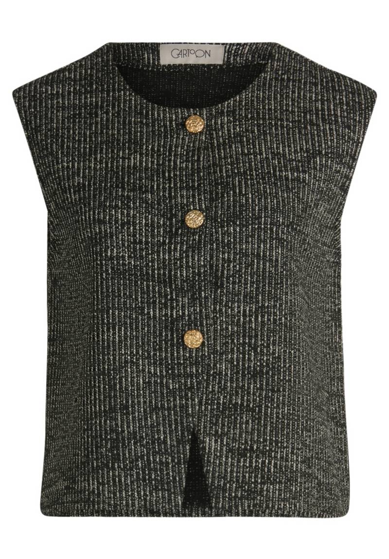 CARTOON - Strick-Cardigan schwarz/weiß - Gr. - 42 von CARTOON