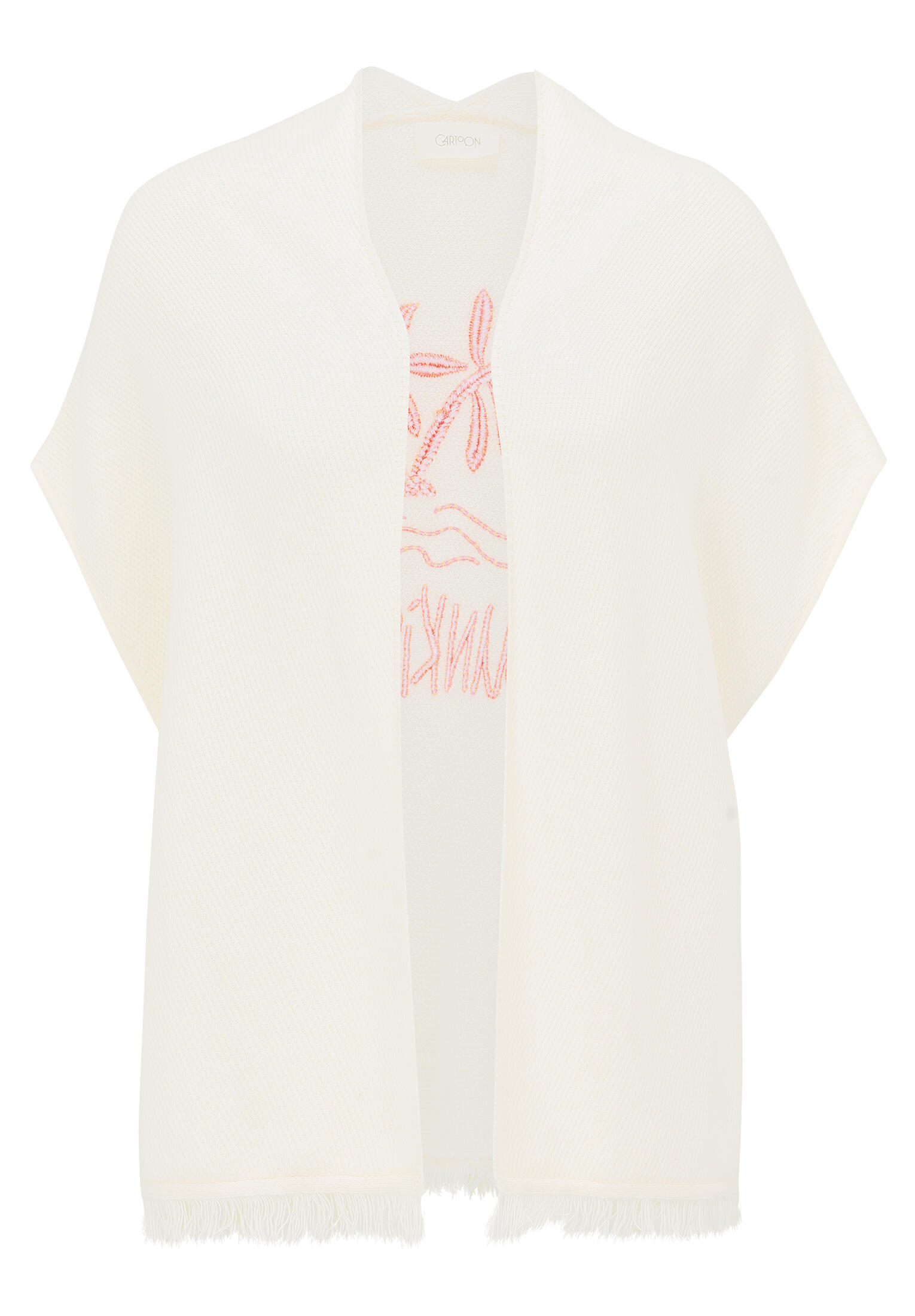 CARTOON - Strick patch cream/red - Gr. - L von CARTOON