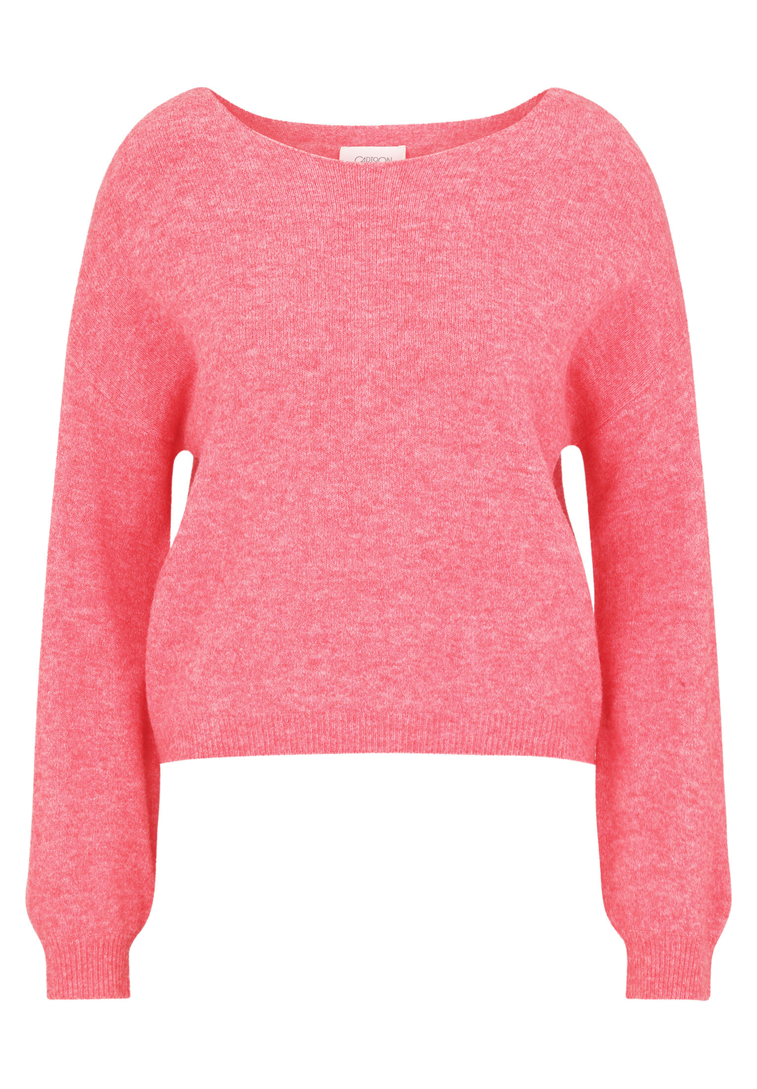 CARTOON - Strickpullover bright red melange - Gr. - 44 von CARTOON